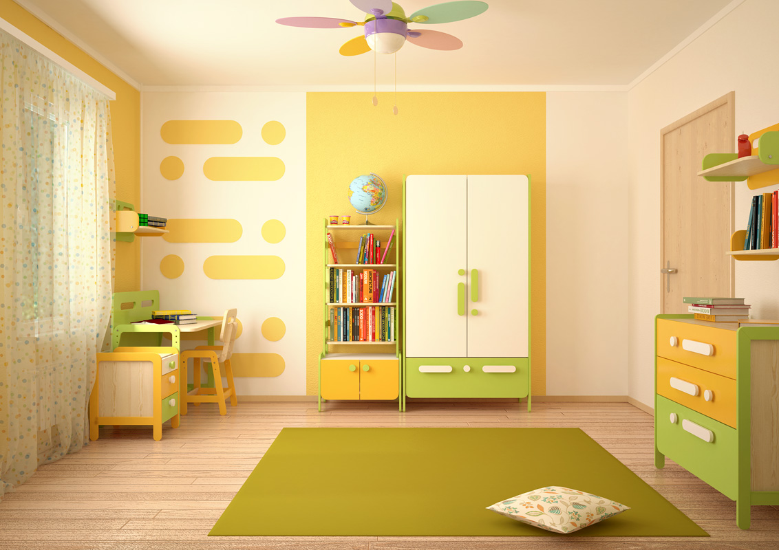 Дизайн-проект комнаты для ребенка от 4 до 14 лет